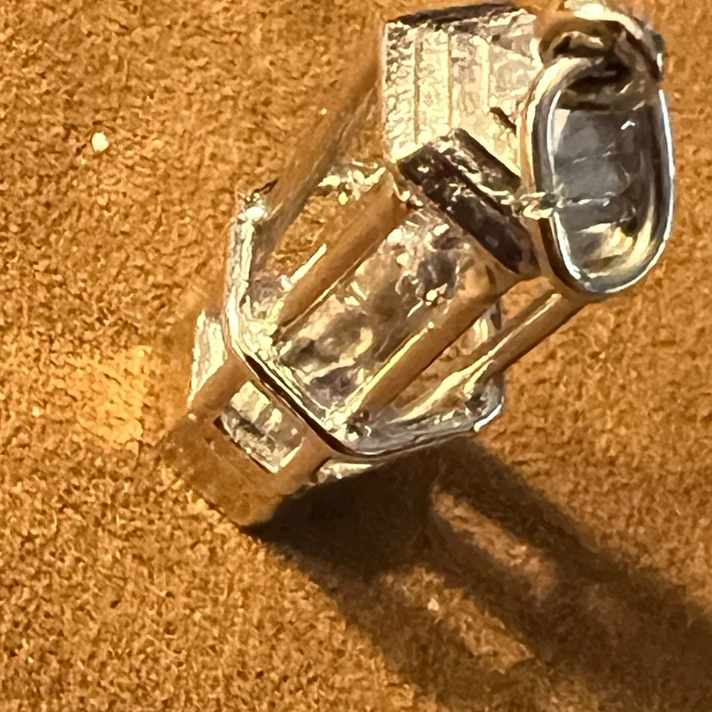 Silver Tone Bermuda traffic cop Charm Pendant - Silver